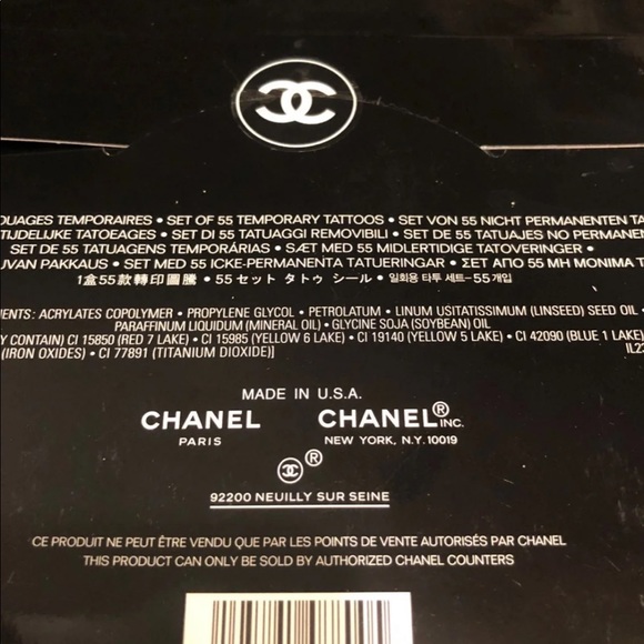Rare Collector Item AUTHENTIC RARE Chanel Tattoos - Picture 5 of 13